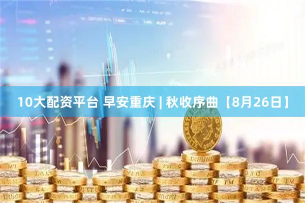 10大配资平台 早安重庆 | 秋收序曲【8月26日】