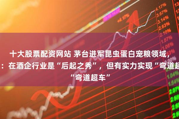 十大股票配资网站 茅台进军昆虫蛋白宠粮领域，专家：在酒企行业是“后起之秀”，但有实力实现“弯道超车”